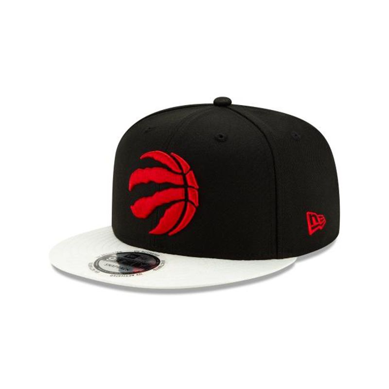 NBA Toronto Raptors Visor Flare 9Fifty Snapback (XUE4209) - Black New Era Caps